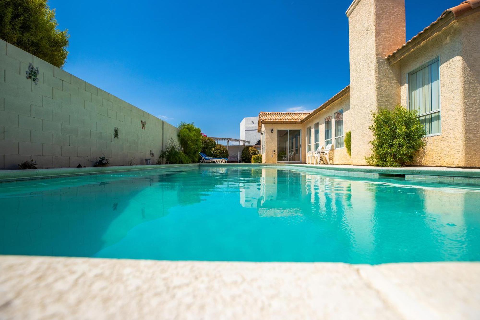 Luxury 1900 Sq Ft House Huge 46 Ft Pool & Hot Spa 拉斯维加斯 外观 照片